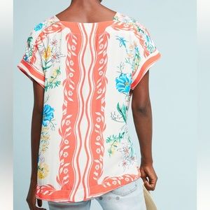 Romana scarf printed top